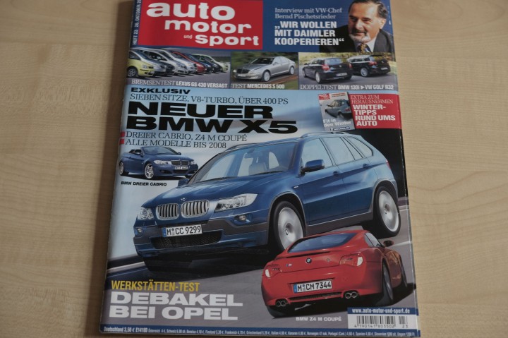 Deckblatt Auto Motor und Sport (23/2005)